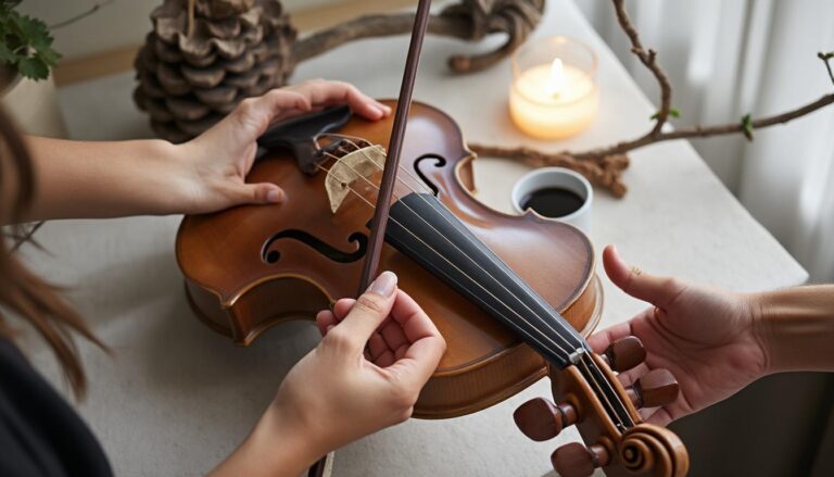 apprenez à accorder votre violon facilement grâce à notre guide pas à pas, que ce soit à l'oreille ou avec un accordeur, pour un son parfait à chaque fois.