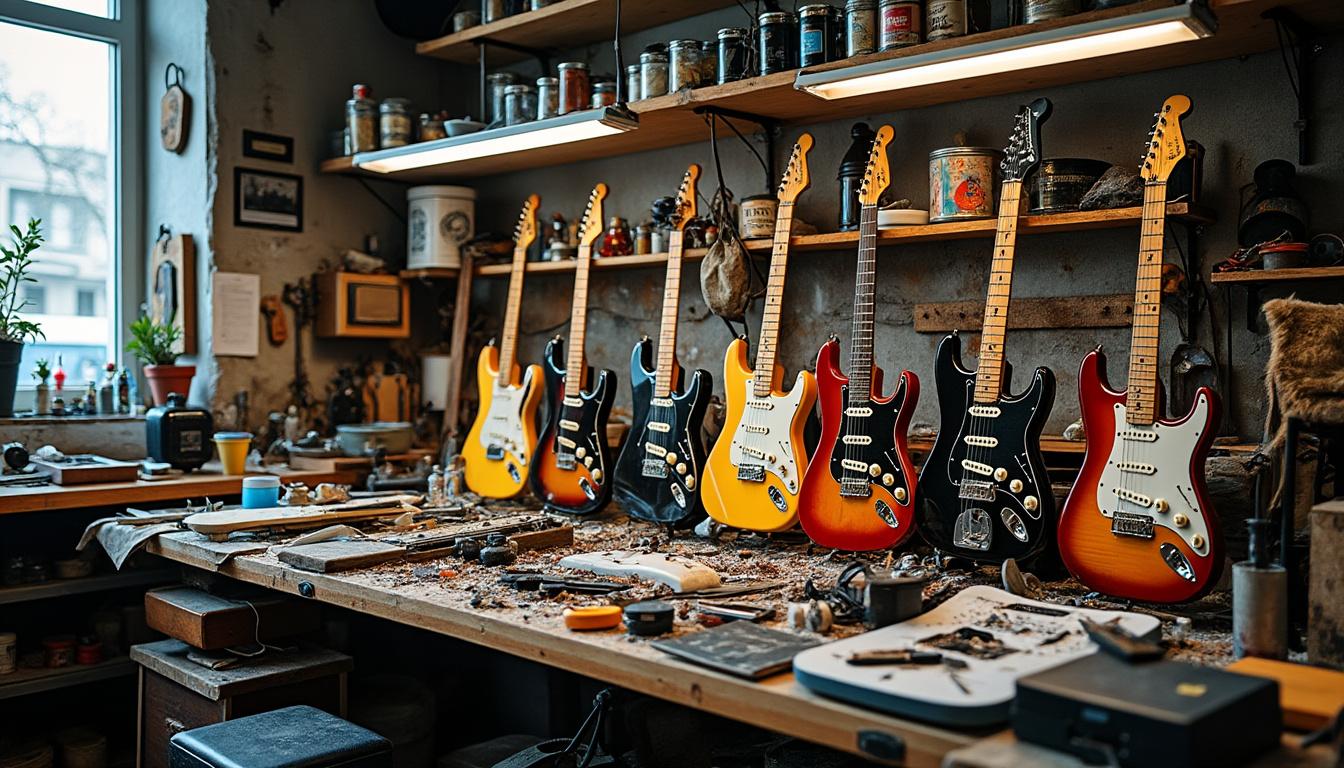 découvrez les avis des clients, la présentation complète et l'adresse du magasin guitare garage pour tous vos besoins en guitares et accessoires.